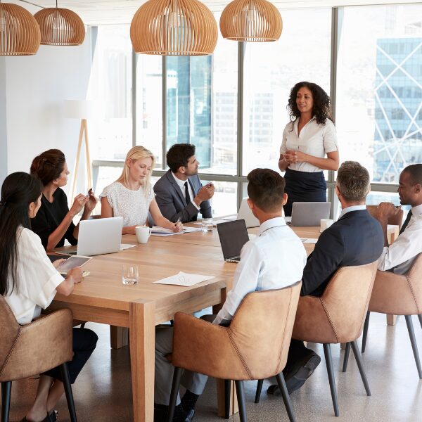 Diverse grassroots teams planning together with intention